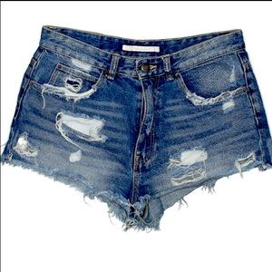Zara Denim Shorts Trafaluc By Zara